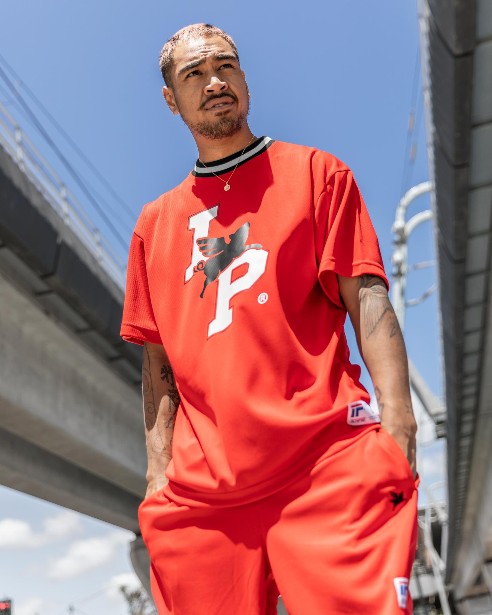 Pigasus Warm Up Jersey - Sports Red – ICHPIG