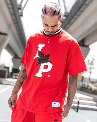 Pigasus Warm Up Jersey - Sports Red